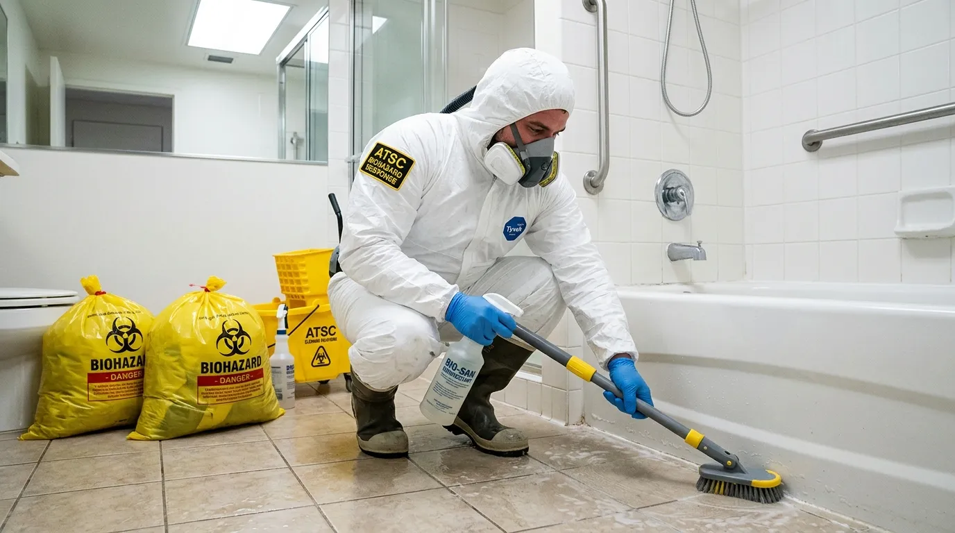 Decontamination equipment deployed for Blood Cleanup in Holladay